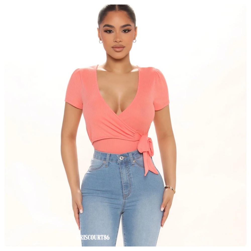 2 BRAND NEW Fashion Nova Women’s Bodysuit Set Both Size Large - Picture 5 of 13